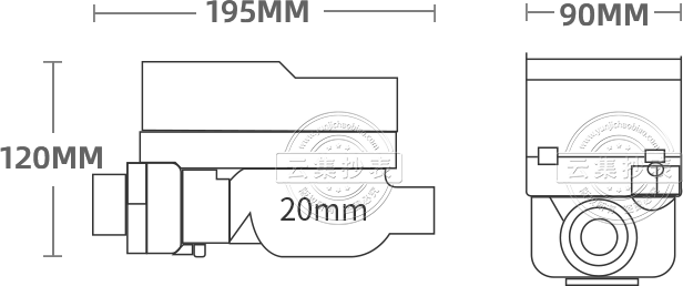 旋翼式直读式远传水表LXSY