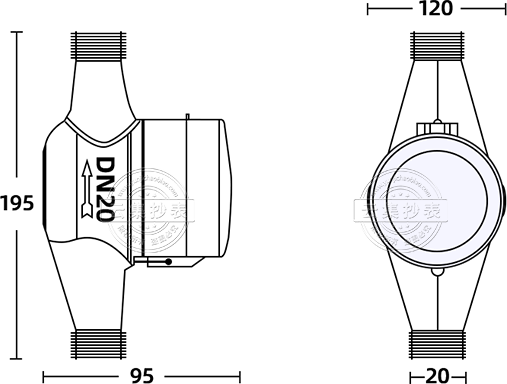 ÐýÒíʽֱ¶ÁʽԶ´«Ë®±íLXSY