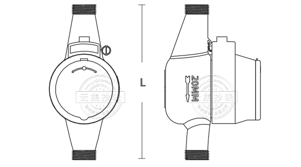 ÐýÒíʽֱ¶ÁʽԶ´«Ë®±íLXSY