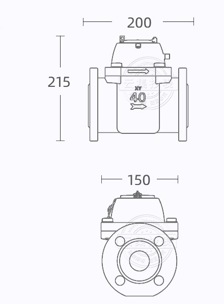 水平螺翼式远传水表LXLGY