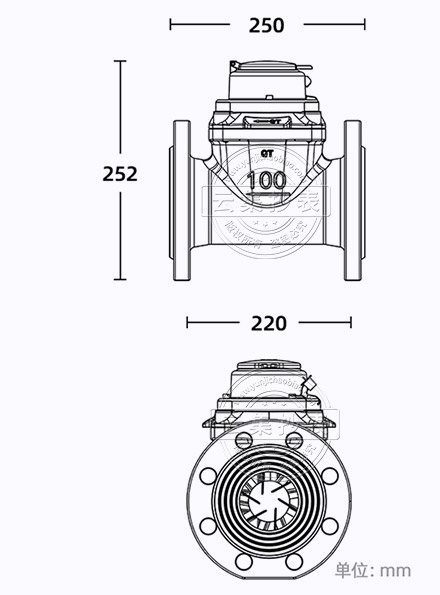 ˮƽÂÝÒíʽԶ´«Ë®±íLXLGY