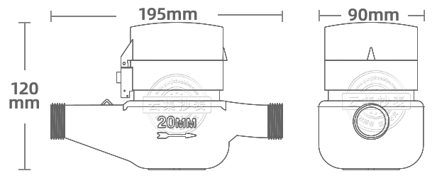 ÐýÒíʽֱ¶ÁʽԶ´«Ë®±íLXSY